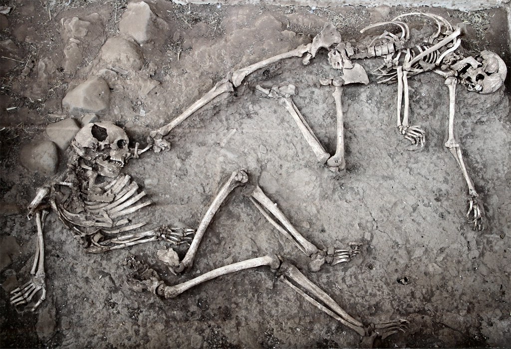 Prehistoric archaeological excavation